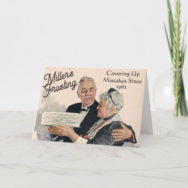 Carte Frosting - Couvrir Les Erreurs Depuis Personnalisé (Devant)