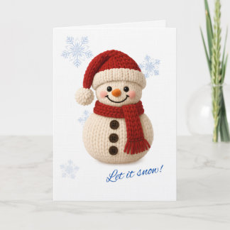 Carte Frosty hugs & snowy smiles