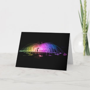 Carte Frotter l'arc-en-ciel