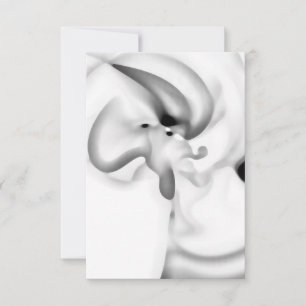 Carte Frozen : gris Abstrait, blanc et noir