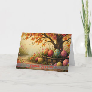 Carte Frühlingsblütenzauber mit Ostéréierpracht