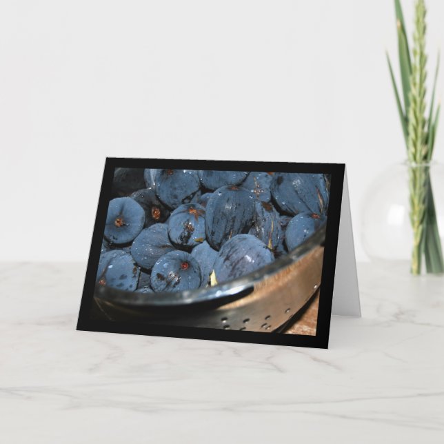 Carte Fruit de figue dans un passoire (Devant)