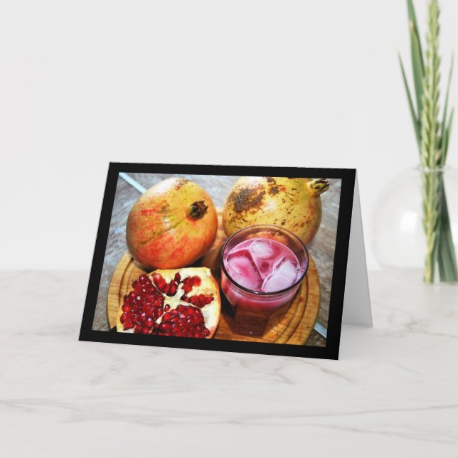 Carte Fruit de grenade et jus (Devant)