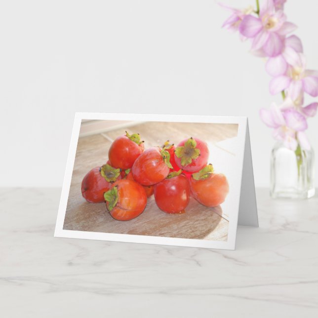 Carte Fruit de kaki (Orchidée)