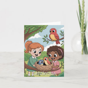 Carte Fruit de l'Esprit : Douceur pour Enfants