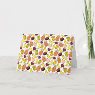 Carte Fruit motif transparent   motif de surface de frui