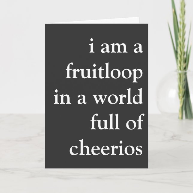 Carte fruitloop (Devant)