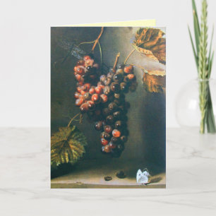 Carte FRUITS DE SAISON -PROSPÉRITÉ marron jaune vert