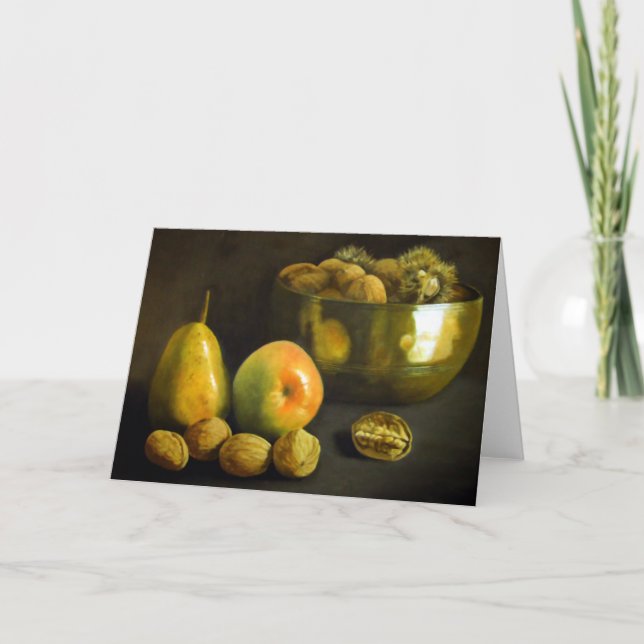 Carte Fruits et noix (Devant)