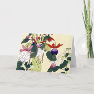 Carte Fuchsias japonaises