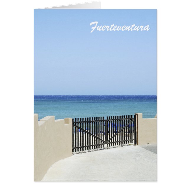 Carte Fuerteventura (Devant)