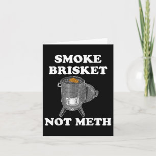 Carte Fumer Brisket Pas Drôle Barbecue Barbeque Smoker G