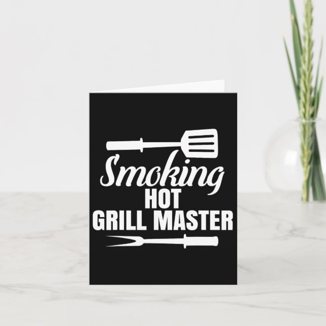 Carte Fumer Grill Chaud Master Barbecue King Queen Of Th (Devant)