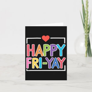 Carte Fun Back To School Collection Heureux Fri-yay Funn