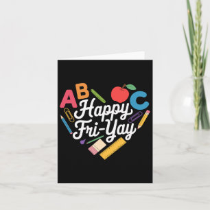 Carte Fun Back To School Collection Heureux Fri-yay Funn