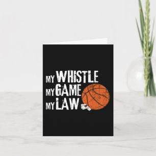 Carte Fun Basketball Réf Hoops - Basketball Référé 1