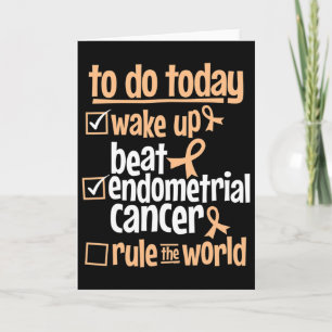 Carte Fun Beat Endometrial Cancer Dirige Le Monde - Surv