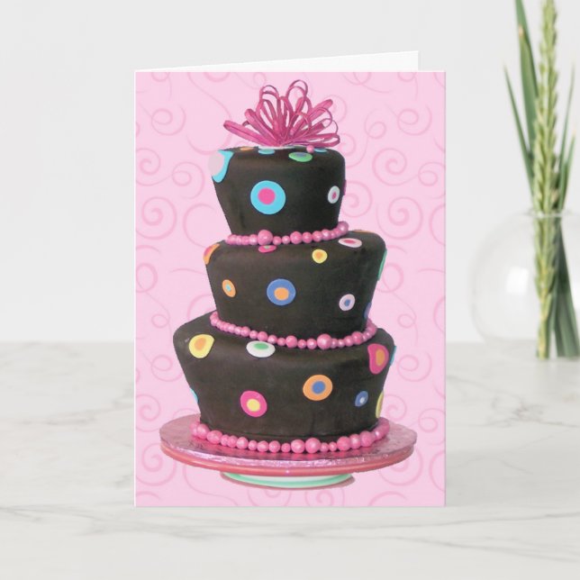 Carte Fun Birday Cake (Devant)