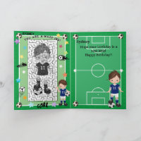 Fun Boys Soccer Vous êtes A-Maze-ing Joyeux annive