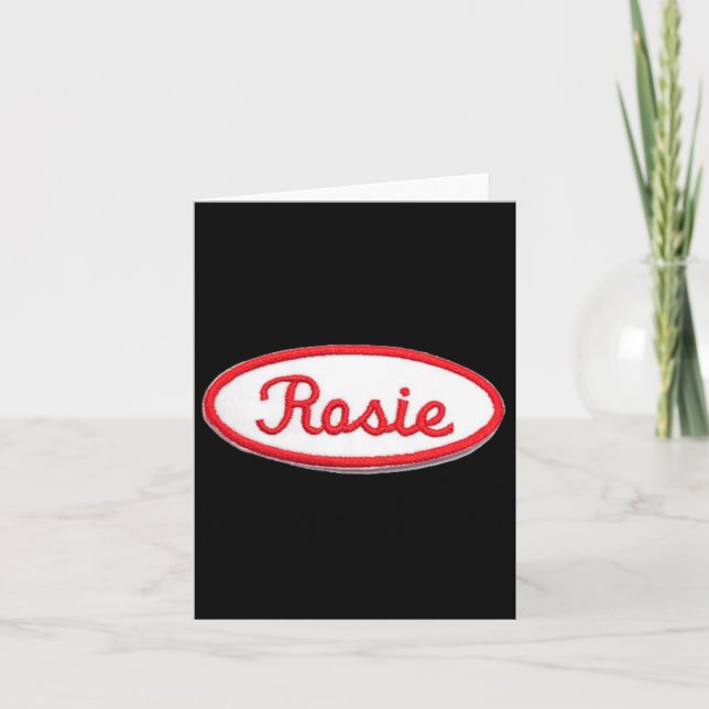Carte Fun Cute Rosie Le Costume Féministe Riveter (Devant)