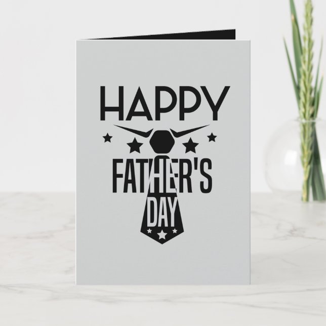 Carte Fun Happy Father's Day customizable  (Devant)