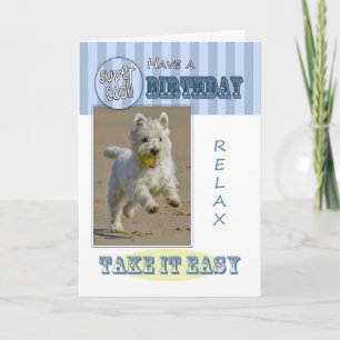 Carte Fun Modern West Highland White Terrier Dog Card