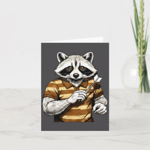 Carte Fun Tee Raccoon Fléchettes Pour Lancer Fléchettes 