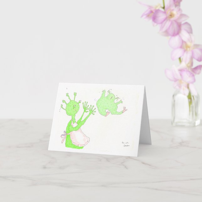 Carte Fun With Grandma ! (Orchidée)