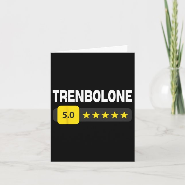 Carte Funky Bodybuilding Trenbolone Tren Trenbo Et Ster (Devant)