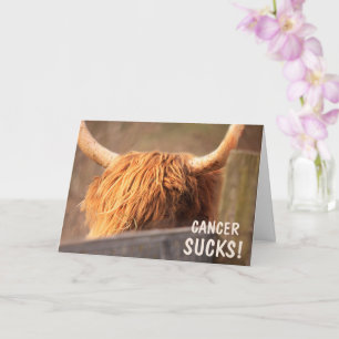 Carte Funky Cancer Support Animal de ferme