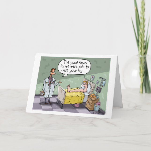 Carte Funky Get Well Card (Devant)
