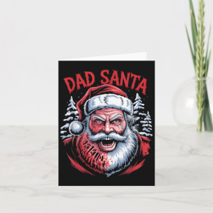 Carte Funky Père Noël Père Noël Papa Fête des noces adul