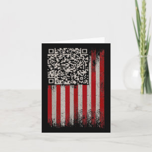 Carte Funky Qr Trump Dancing Code