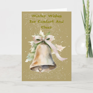 Carte Funky Snow Bell Celebration Card