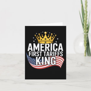 Carte Funky Trump Tarifs du marché du travail Stock tari