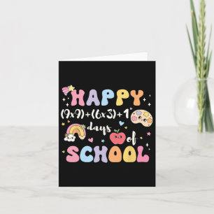 Carte Funny 100th Day Math Formula 100 Days Of School Ma