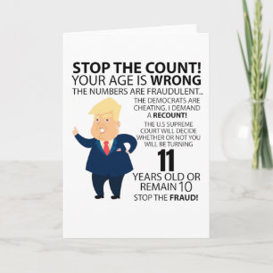 Carte Funny 11e année Anniversaire présent Bonne année d