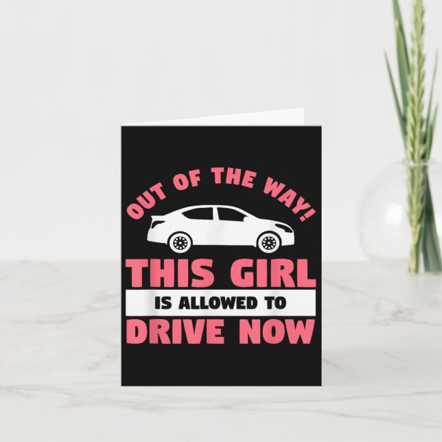 Carte Funny 16th Birthday Driving Quote For A New Licens (Devant)