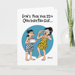 Carte Funny 25th Birthday Card