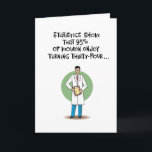 Carte Funny 34th Birthday Card<br><div class="desc">Funny 34th Birthday Greeting Card pour une femme qui a 34 ans</div>