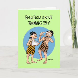 Carte Funny 39e anniversaire