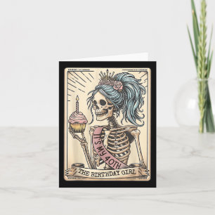 Carte Funny 40e anniversaire Skeleton Tarot Card Retro G