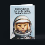 Carte Funny 40th Birthday Congrats Card<br><div class="desc">Snarky 40th Birthday Greeting Card humour pour quelqu'un qui a 40 ans</div>