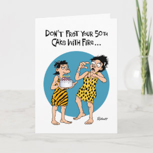 Carte Funny 50e anniversaire