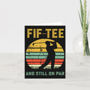 Carte Funny 50e Anniversaire Golf Pun Golfing 50 ans G