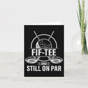Carte Funny 50e Anniversaire Golf Pun Golfing 50 ans G