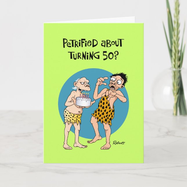 Carte Funny 50th Birthday Card (Devant)