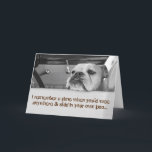 Carte Funny 50th Birthday Greeting Card - Skid in Poo<br><div class="desc">Très drôle 50ème anniversaire Carte de voeux de Mère, Père ou un Ami Skidding dans votre propre poo?" Ajoutez votre propre texte et envoyez à un ami, une famille ou un proche ! Facile à customiser et changer l'Anniversaire à 30ème, 40ème, 50ème, 60ème ou 100 ! Toutes les Cartes de...</div>