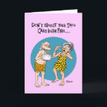 Carte Funny 54th Birthday Card for Women<br><div class="desc">Funny 54th Birthday Greeting Card pour une femme qui a 54 ans</div>