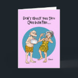 Carte Funny 54th Birthday Card for Women<br><div class="desc">Funny 54th Birthday Greeting Card pour une femme qui a 54 ans</div>